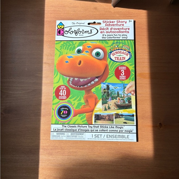 Kid Stickers Paintable Bird House Colorform Dinosaur Train, LOL Stocking Stuffer - Picture 4 of 16